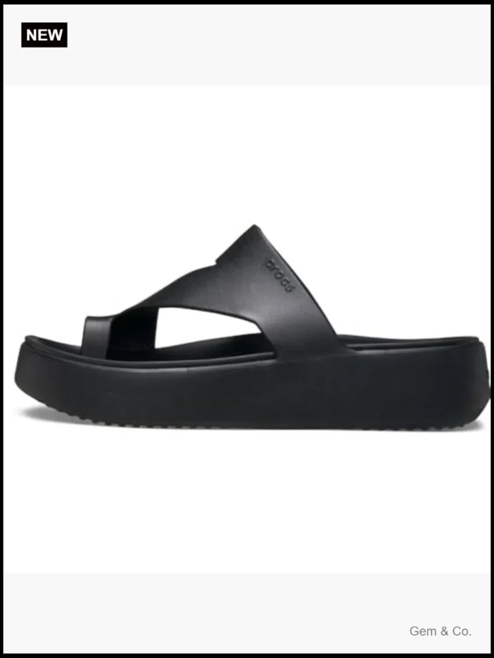 Platform Sandals with Toe Loop, Comfortable